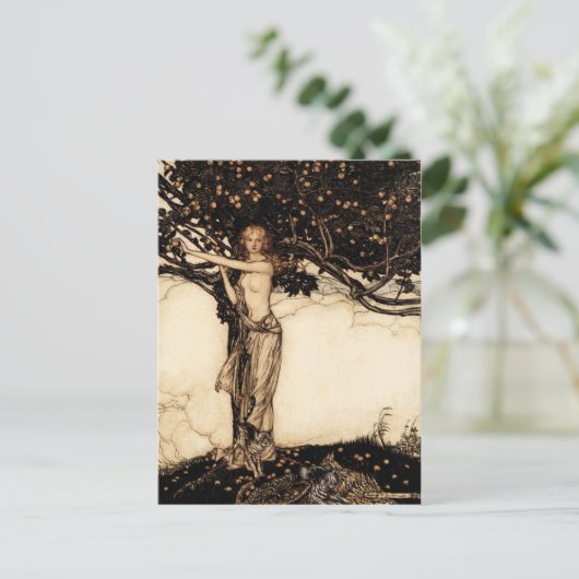 Arthur Rackham Freya CC0329 Postcard Postkarte (Stehend Vorderseite)