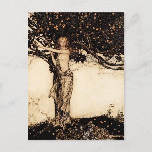 Arthur Rackham Freya CC0329 Postcard Postkarte (Vorderseite)