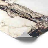 Arthur Rackham Freya The Fair One Poster (Ecke)