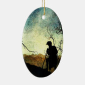 Arthur Rackham Illustration Comus Starry Night Keramik Ornament (Rechts)