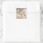 Arthur Rackham | Illustration für eine Märchen, Fa Quadratischer Aufkleber (Tasche)