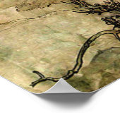 Arthur Rackham Illustration Mittsommernacht Traum Poster (Ecke)