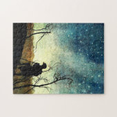 Arthur Rackham Illustration NIght Silhouette Puzzle (Horizontal)