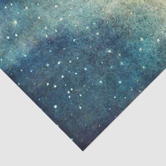 Arthur Rackham Illustration NIght Silhouette Seidenpapier (Ausschnitt)