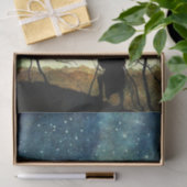 Arthur Rackham Illustration NIght Silhouette Seidenpapier (Geschenk)