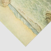 Arthur Rackham Illustration Nymph auf einem Felsen Seidenpapier (Ausschnitt)