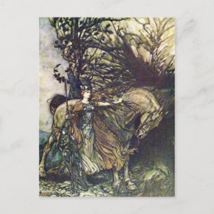Arthur Rackham Illustration Vintage Postkarte