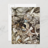Arthur Rackham | In der Küche des Herzogs, Illustr Postkarte (Vorne/Hinten)