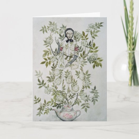 Arthur Rackham | inmitten eines Baums saß eine Art Karte (Vorderseite)