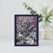 Arthur Rackham Irish Fayry Tales Illustration Postkarte (Stehend Vorderseite)