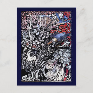 Arthur Rackham Irish Fayry Tales Illustration Postkarte