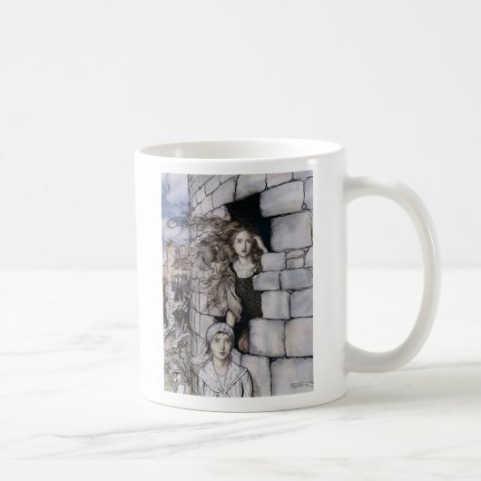 Arthur Rackham,“ Maid Maleen ” Kaffeetasse (Rechts)