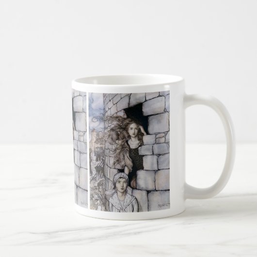 Arthur Rackham,“ Maid Maleen ” Kaffeetasse (Rechts)