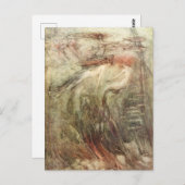 Arthur Rackham Mermaid kommt dort raus, wo es sonn Postkarte (Vorne/Hinten)