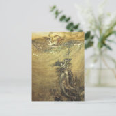 Arthur Rackham Mermaids Jewels aus den Tiefen Postkarte (Stehend Vorderseite)