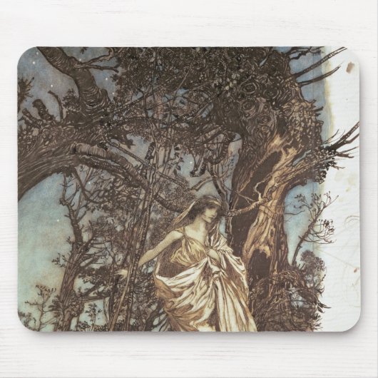 Arthur Rackham | nie so müde, nie so jämmerlich Mousepad (Vorne)