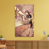 Arthur Rackham | Original Aquarellbild Leinwanddruck (Insitu (Wohnzimmer))