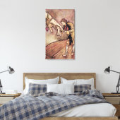 Arthur Rackham | Original Aquarellbild Leinwanddruck (Insitu (Schlafzimmer))