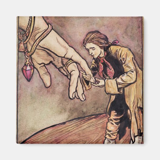 Arthur Rackham | Original Aquarellbild Magnet (Vorne)