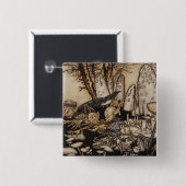 Arthur Rackham | Peter Pan in Kensington-Gärten Button (Vorne & Hinten)