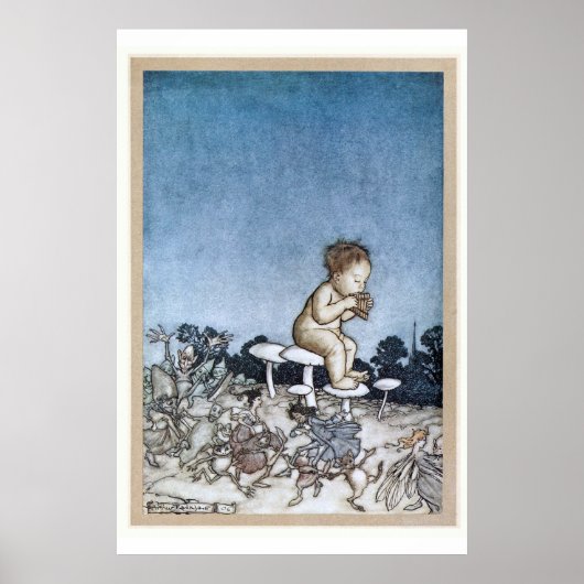 Arthur Rackham - Peter Pan Kensington Gardens 1906 Poster (Vorne)