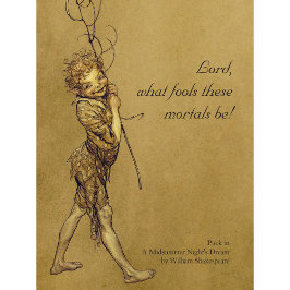 Arthur Rackham Puck Lord, was täuscht CC0950 Small Poster
