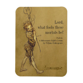 Arthur Rackham Puck Lord was täuscht CC0951 Kühlsc Magnet