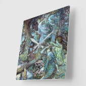 Arthur rackham quadratische wanduhr (Winkel)