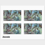 Arthur rackham rechteckiger aufkleber (Blatt)