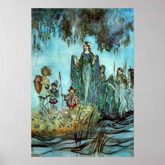 Arthur Rackham - Vintage Märchenart Poster (Vorne)