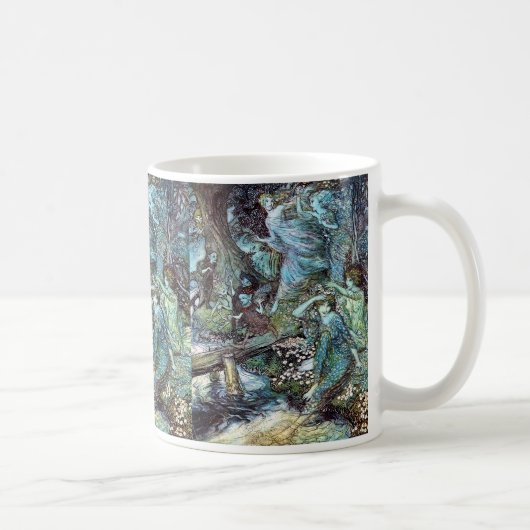 Arthur rackham, "Wood Nymphs" Kaffeetasse (Rechts)