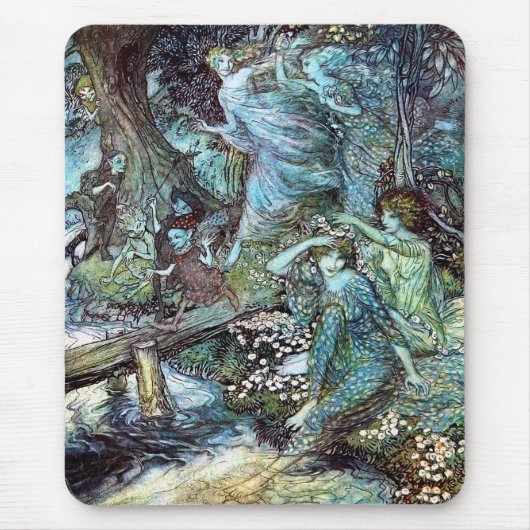 Arthur Rackham, "Wood Nymphs" Mousepad (Vorne)