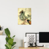 Arthur Rackham's Fairy Queen Poster (Heimbüro)