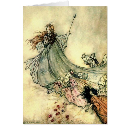 Arthur Rackhams Feenkönigin (Vorne)