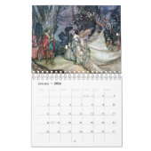Arthur Rackhams Shakespeare Vintag Art Calendar Kalender (Jan 2026)