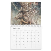 Arthur Rackhams Shakespeare Vintag Art Calendar Kalender (Mär 2026)
