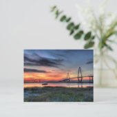Arthur Ravenel Jr. Bridge Postkarte (Stehend Vorderseite)