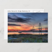 Arthur Ravenel Jr. Bridge Postkarte (Vorne/Hinten)