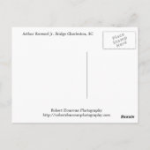 Arthur Ravenel Jr. Bridge Postkarte (Rückseite)