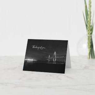 Arthur Ravenel Night Pano Grayscale Thinking Card Karte