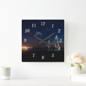Arthur Ravenel Night Pano Wall Uhr (Zuhause)