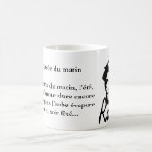 Arthur Rimbaud Bonne Pensée du Matin Poem Kaffeetasse (Mittel)