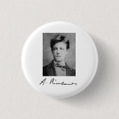 Arthur Rimbaud Button (Vorderseite)
