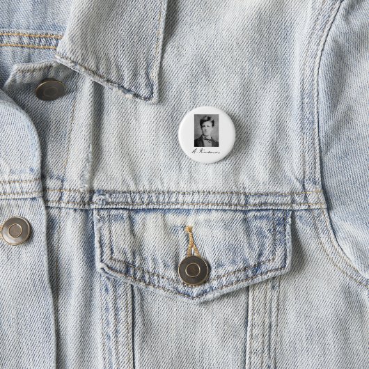 Arthur Rimbaud Button (Beispiel)
