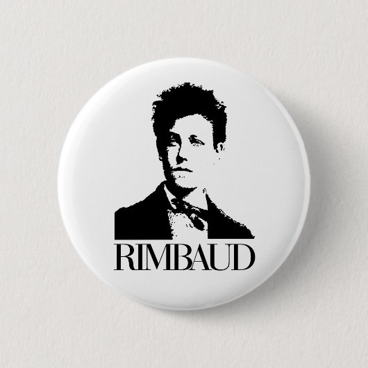 Arthur Rimbaud Button (Vorderseite)