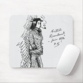 Arthur Rimbaud im Juni 1872 Mousepad (Mit Mouse)