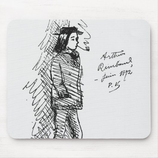 Arthur Rimbaud im Juni 1872 Mousepad (Vorne)