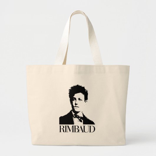 Arthur Rimbaud Jumbo Stoffbeutel (Vorne)