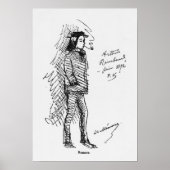 Arthur Rimbaud Juni 1872 Poster (Vorne)