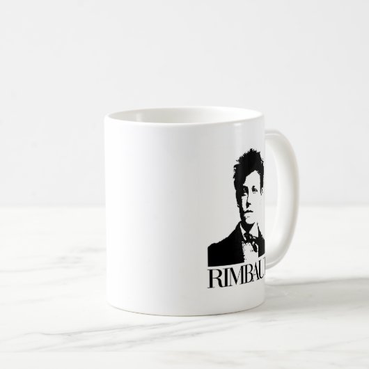 Arthur Rimbaud Kaffeetasse (VorderseiteRechts)